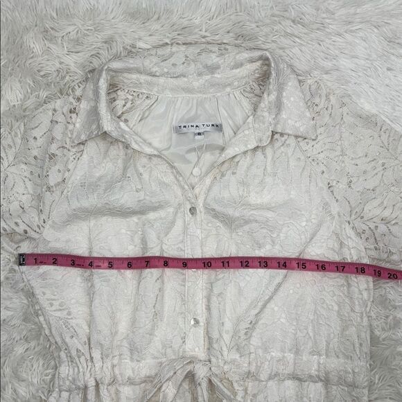 Trina Turk White Lace Midi Dress - Picture 11 of 13